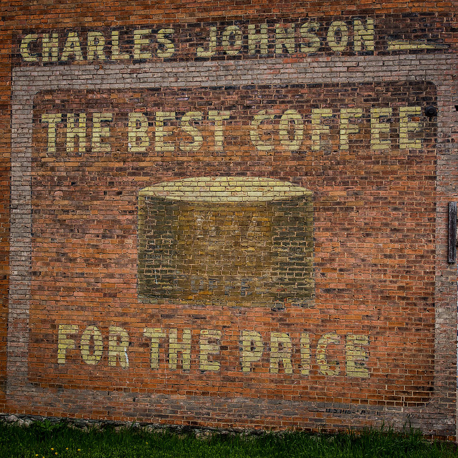 Coffee Ghost Sign Photograph by Paul Freidlund