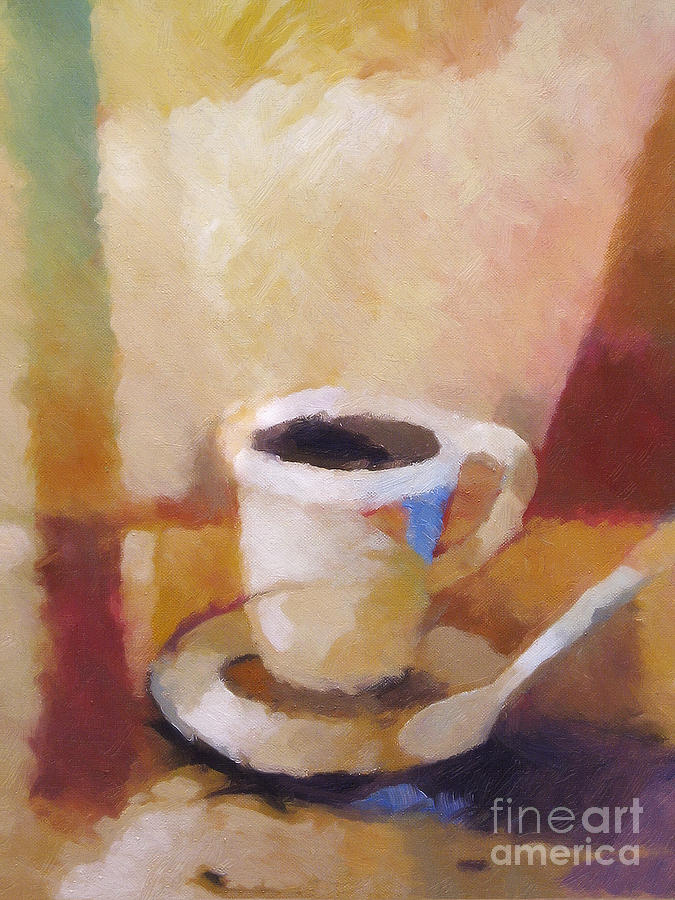 Coffee Painting - Coffee by Lutz Baar