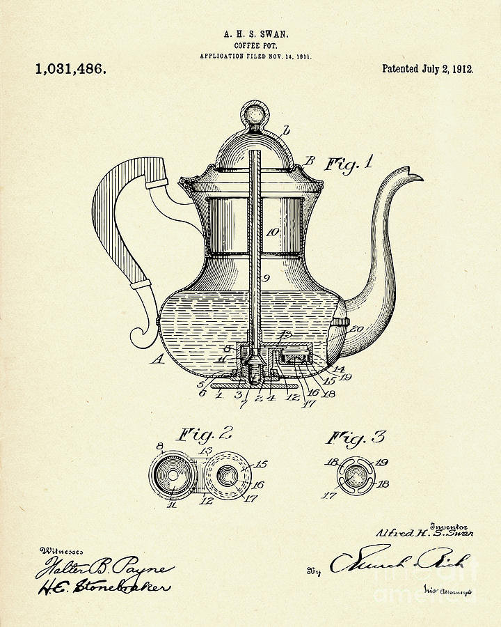 Coffee Pot-1912 Painting by Pablo Romero - Fine Art America