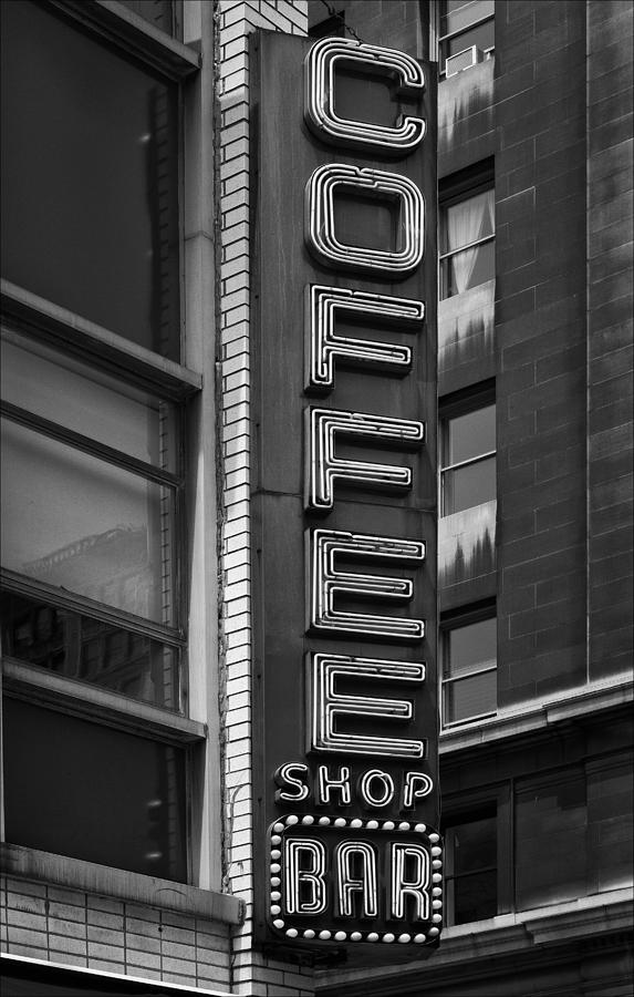 Coffee Shop Sign NYC Photograph by Robert Ullmann