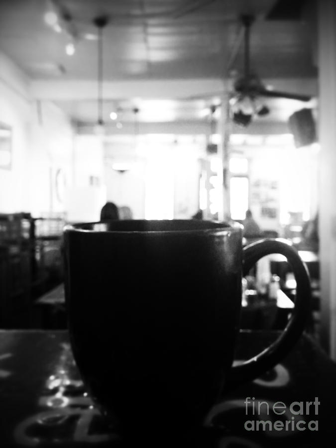 Coffee Photograph - Coffee Shop by Cat Rondeau