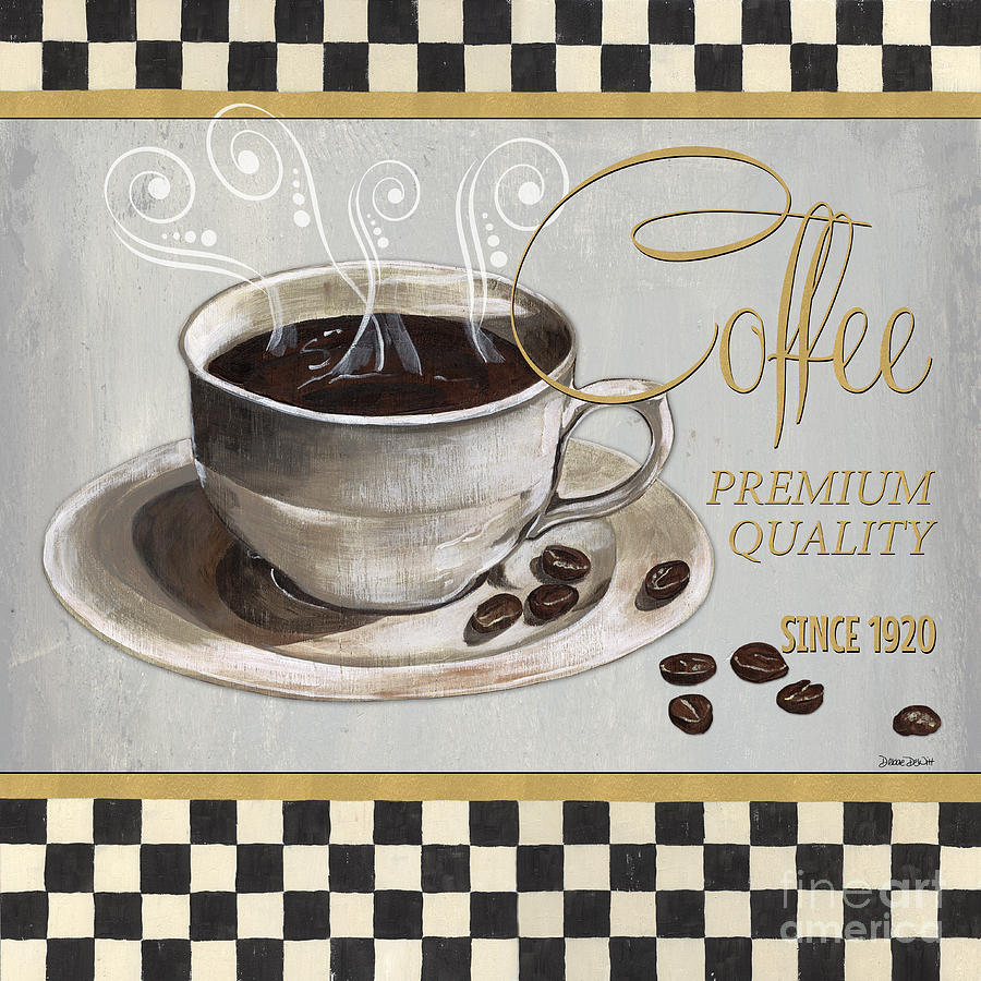 Coffee Painting - Coffee Shoppe 1 by Debbie DeWitt