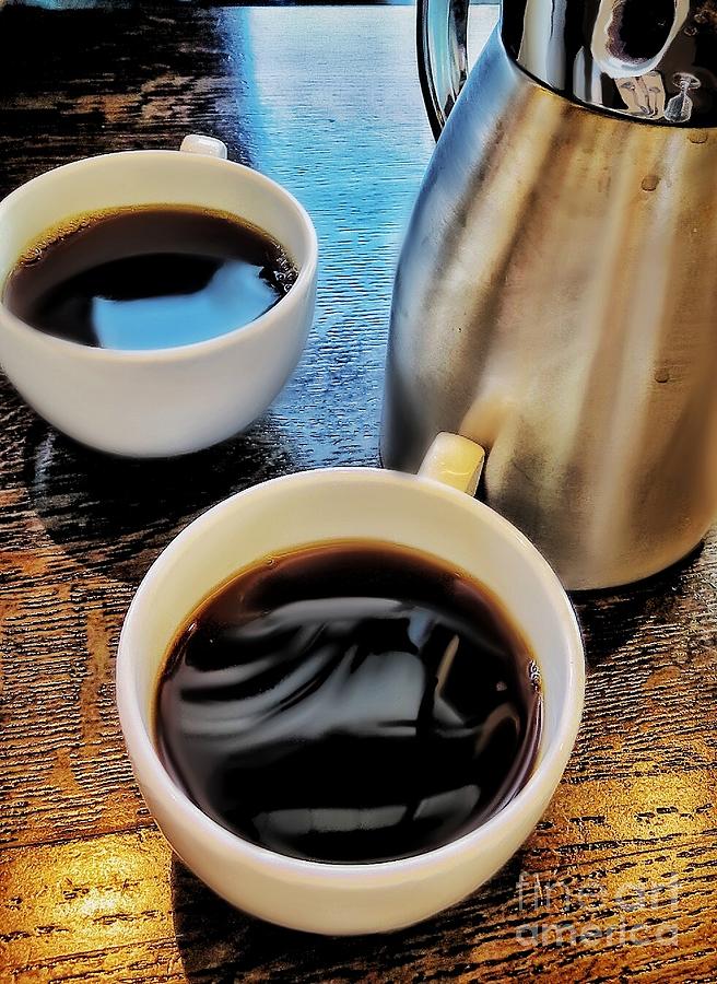 Coffee Still Life Photograph by Diana Rajala