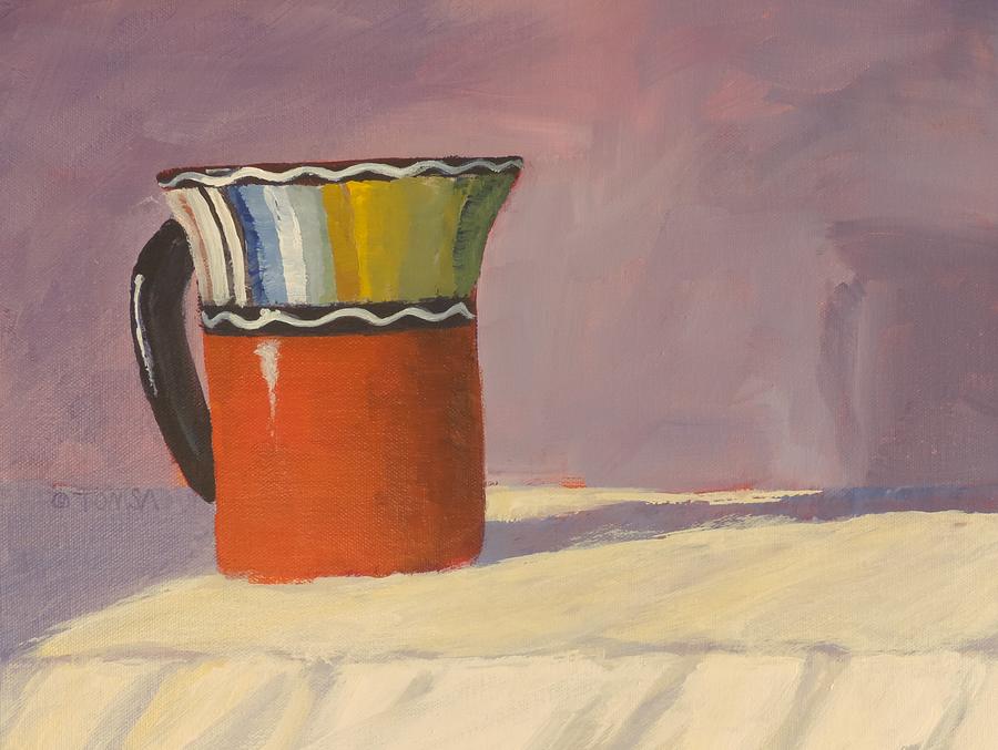 Coffee With Color Painting by Bill Tomsa