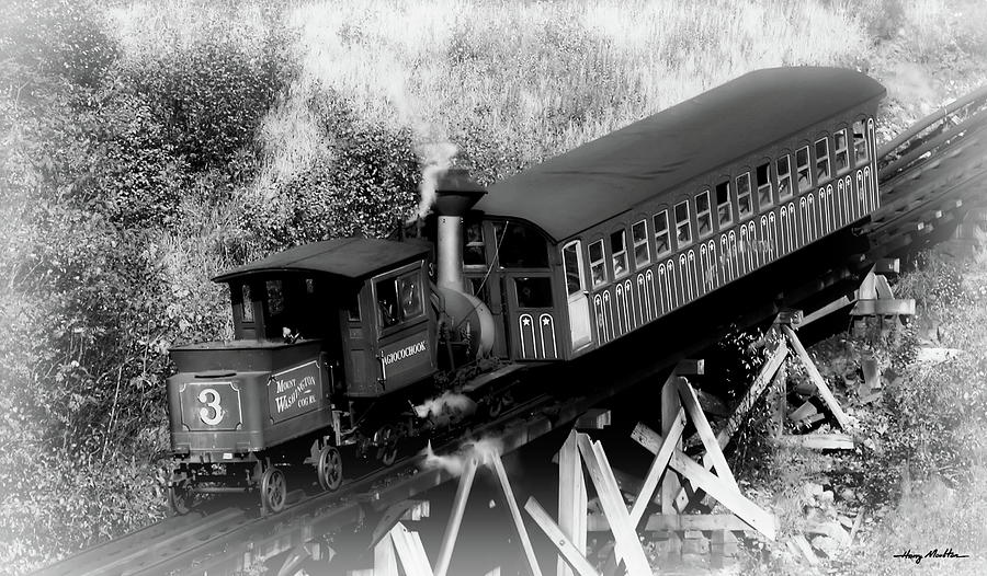 Cog RR - Black and White Photograph by Harry Moulton