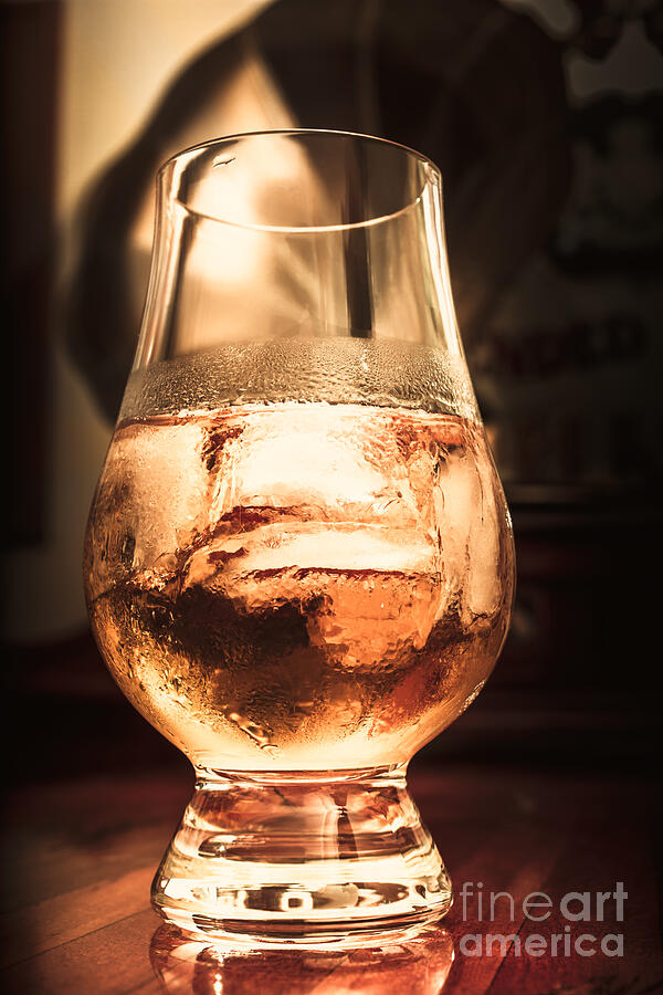 Glass Photograph - Cognac Glass On Bar Counter by Jorgo Photography - Wall Art Gallery Glass Photograph - Cognac Glass On Bar Counter by Jorgo Photography - Wall Art Gallery