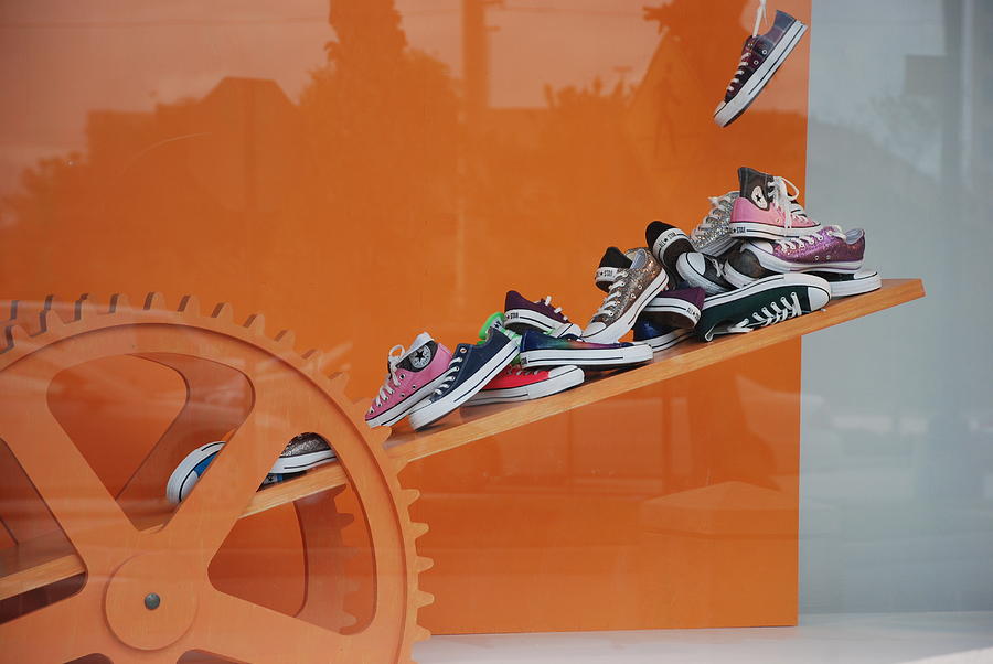 Orange Photograph - Cogs N Converse by Rob Hans Orange Photograph - Cogs N Converse by Rob Hans