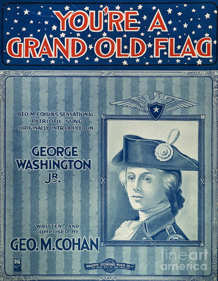 Flag Photograph - Cohan: Sheet Music, 1906 by Granger