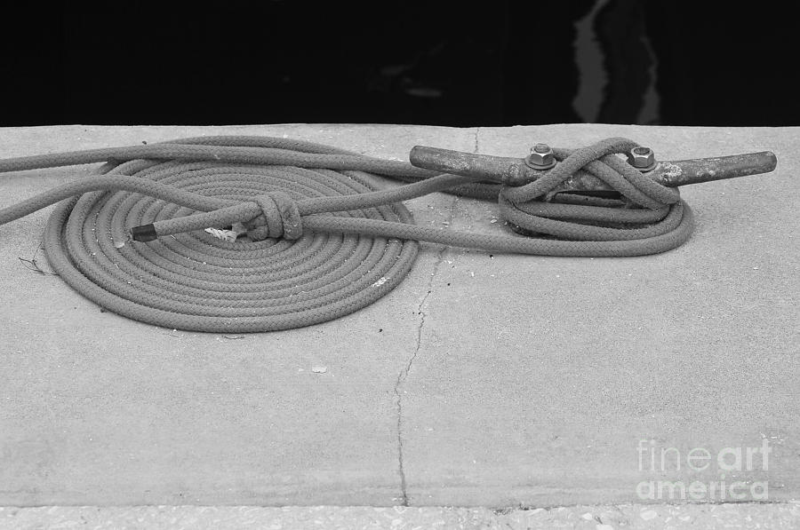 Coiled Rope Photograph by Robert Wilder Jr