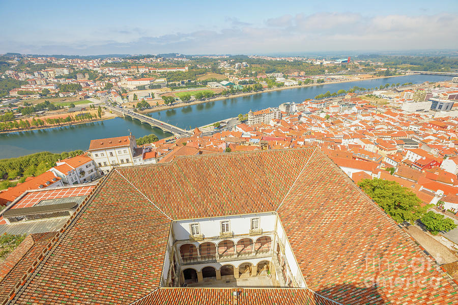 Coimbra aerial view Photograph by Benny Marty