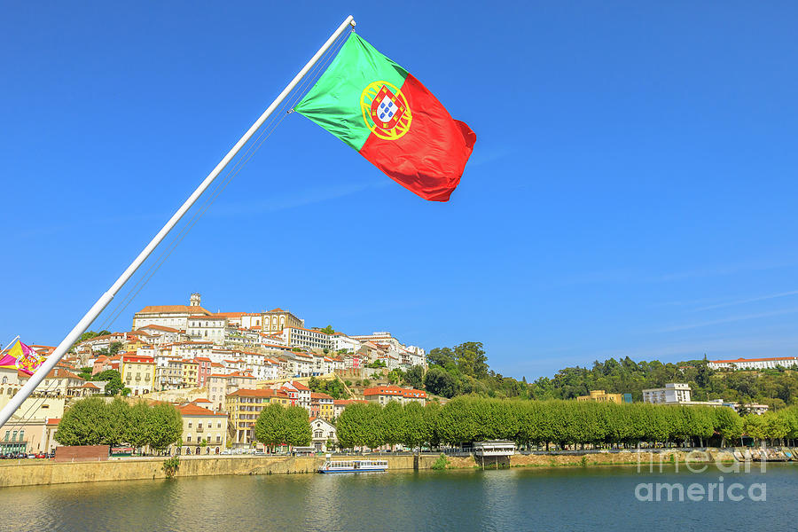 Coimbra skyline Portugal Photograph by Benny Marty