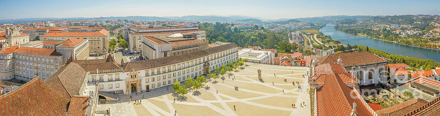 Coimbra University Panorama Photograph by Benny Marty