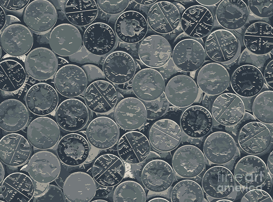 Coins Digital Art by Bigalbaloo Stock - Fine Art America