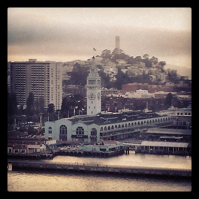 Coit Tower vintage look Photograph by Nimmi Solomon
