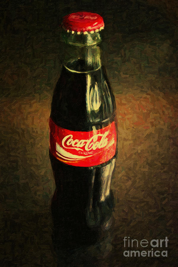 Bottle Photograph - Coke Bottle by Wingsdomain Art and Photography