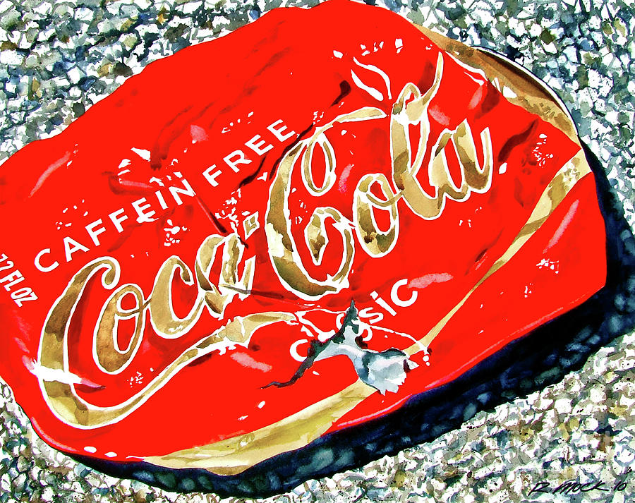 Coke Can Painting by Rick Mock