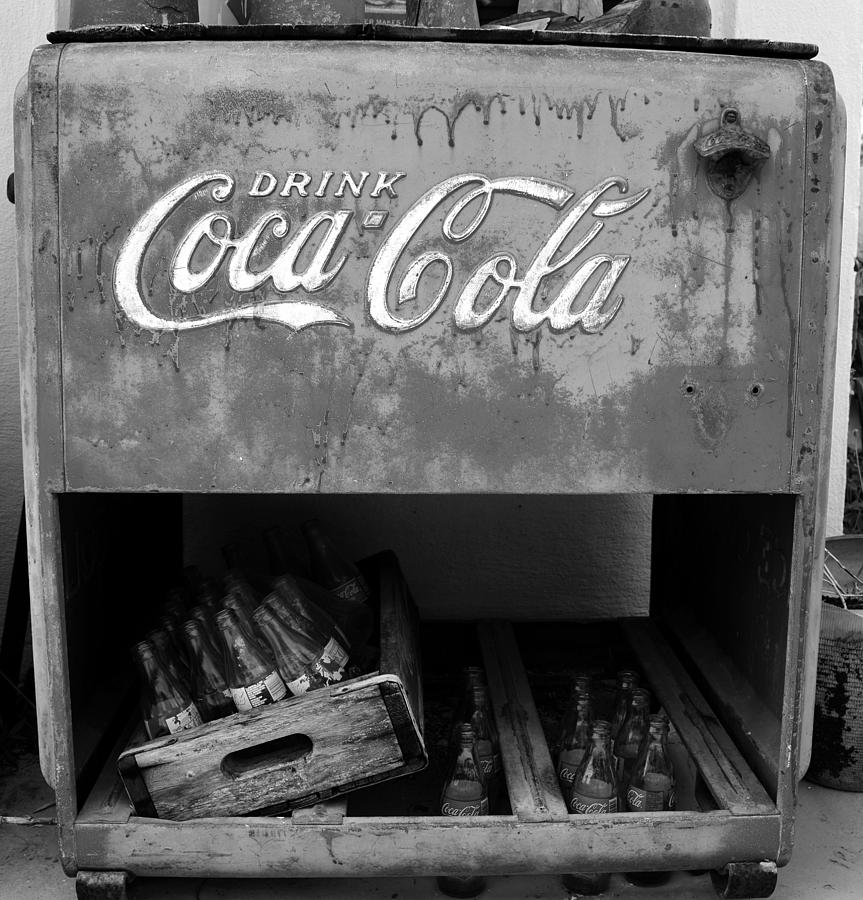 Coke cooler Photograph by David Lee Thompson