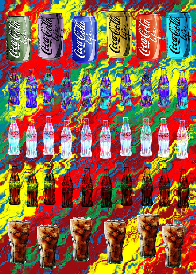 Coke Life, Happy Life Digital Art by Saad Hasnain