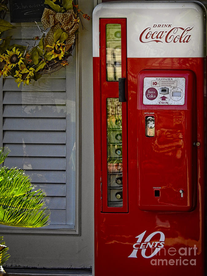 Coke Machine Photograph by Ella Kaye Dickey