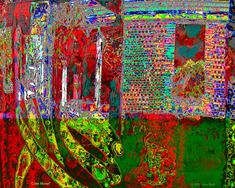 Coke Monet Digital Art by Larry Beat