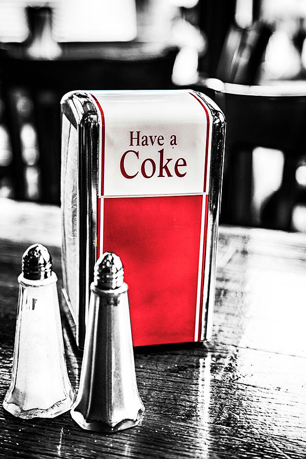 Coke Napkins Photograph by Karol Livote