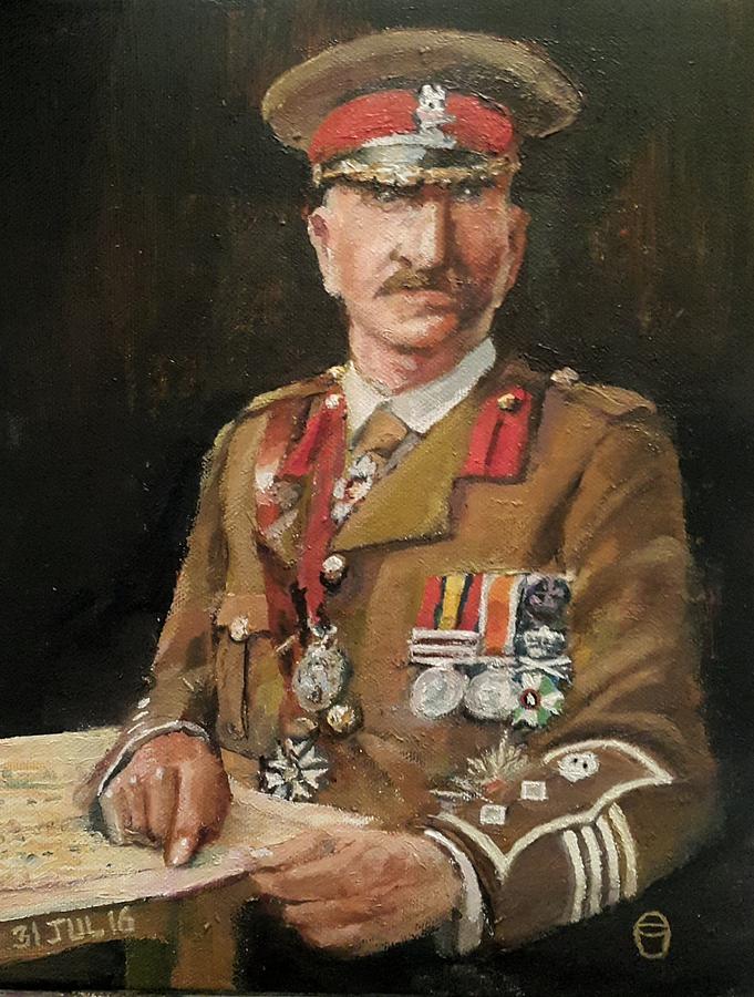 Col Charles Close Painting by Tim Johnson