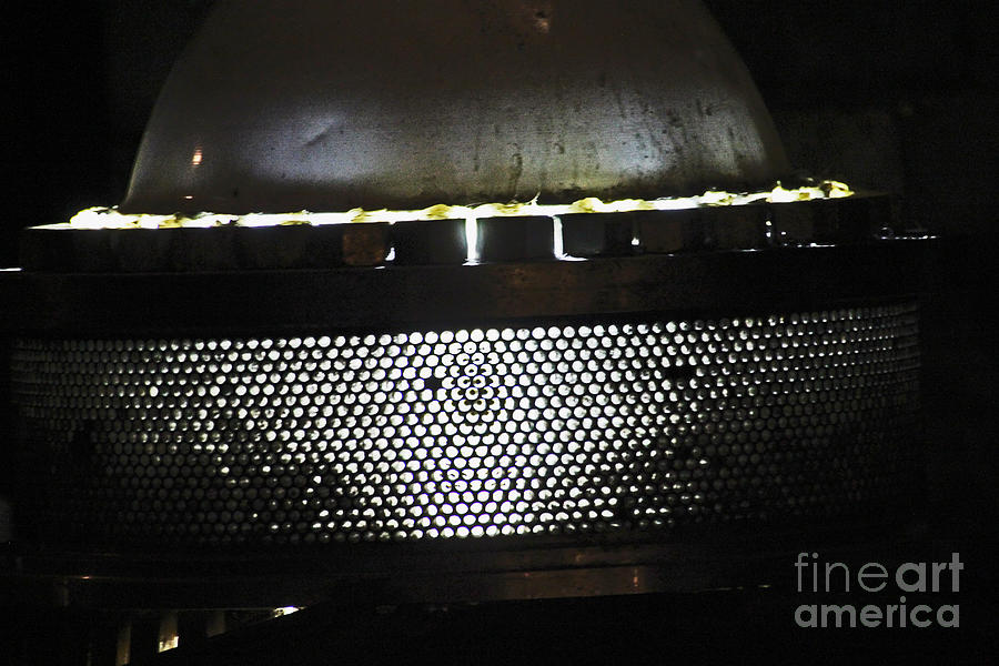 Colander Or Flying Saucer  Photograph by David Frederick
