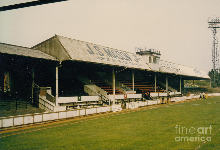Colchester United - Layer Road - Main Stand 1 - August 1969 Photograph by Legendary Football Grounds