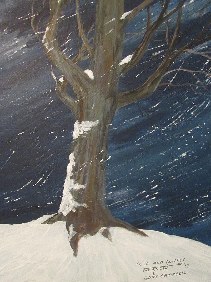 Cold and Lonely Painting by Dave Farrow
