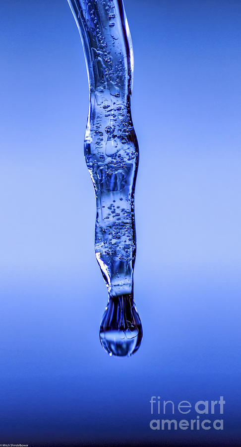 Cold Blue Ice Photograph by Mitch Shindelbower