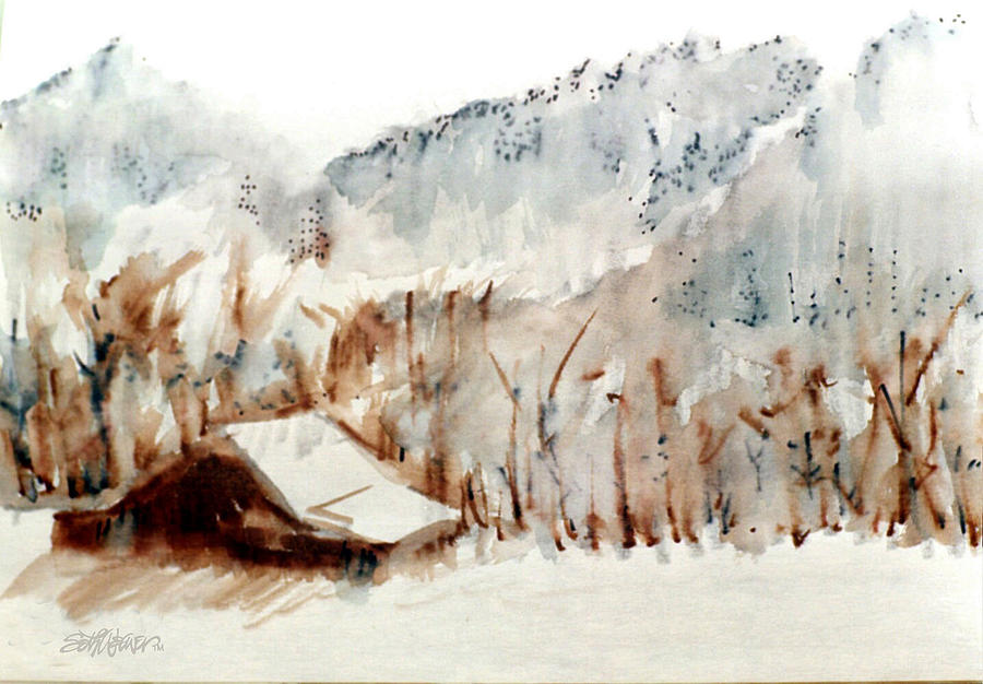 Smoky Mountains Mixed Media - Cold Cove by Seth Weaver Smoky Mountains Mixed Media - Cold Cove by Seth Weaver