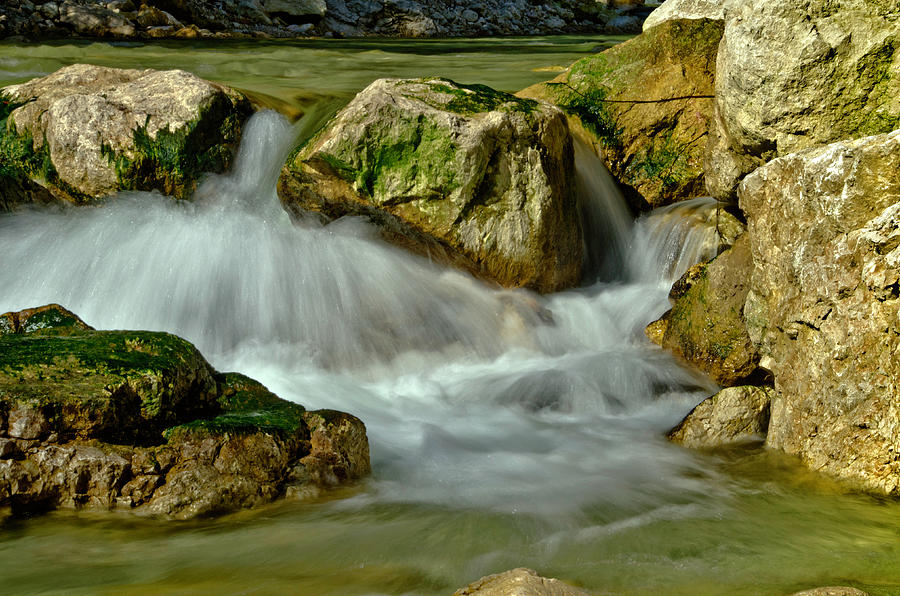 Cold milky creek Photograph by Wolfgang Stocker