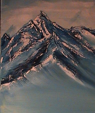 Cold Mountain Painting by David Bartholomew - Fine Art America