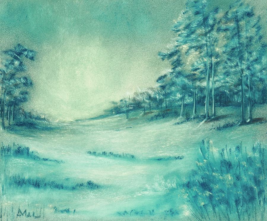 Cold Season Painting by Anastasiya Malakhova