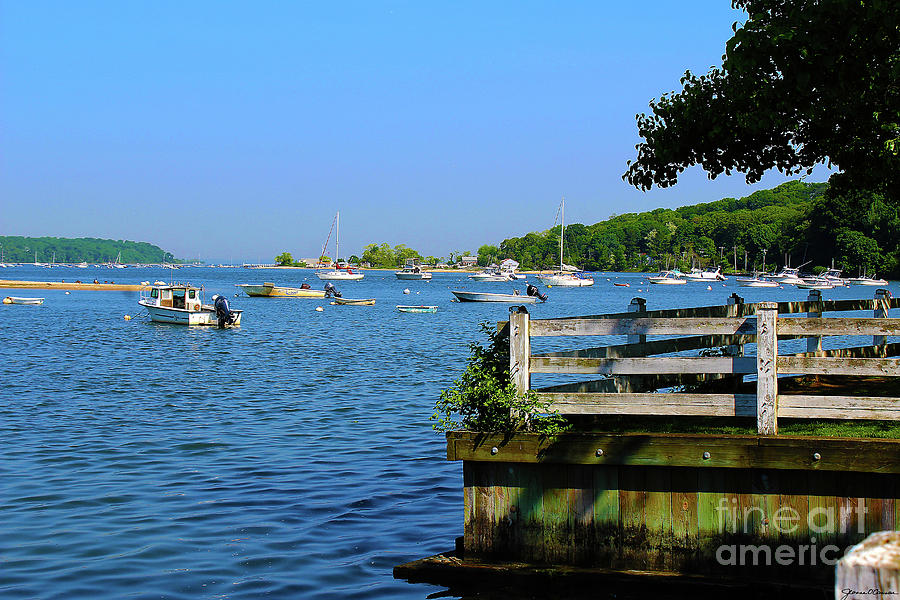 Boat Photograph - Cold Spring Harbor, NY by Jeanne OConnor