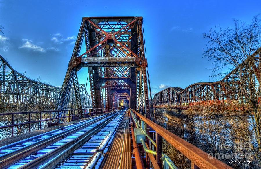 Cold Steel 2 The Bridges Of Memphis Tennessee Art Photograph by Reid Callaway