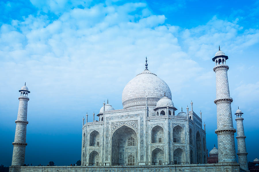 Architecture Photograph - Cold Taj by Nila Newsom