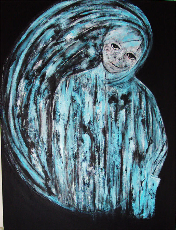 Cold truth Painting by Katerina Apostolakou