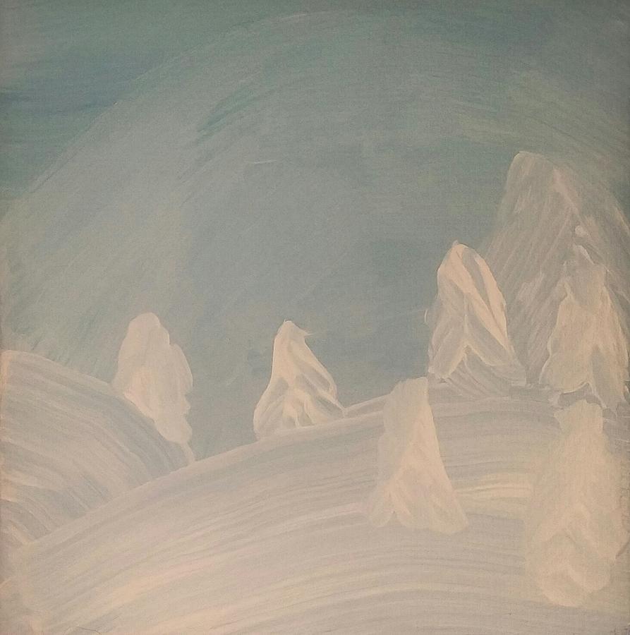 Winter Painting - Cold by Vale Anoai