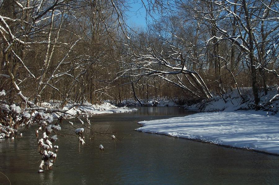 Winter Photograph - Cold Water by Ellen B Pate