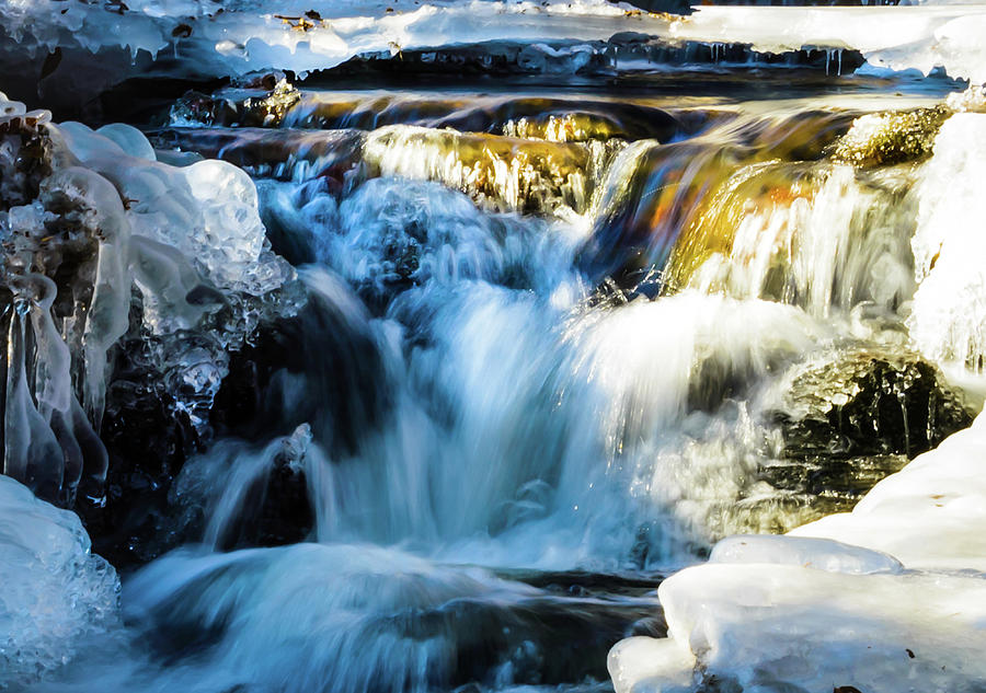 Cold Water Fall Photograph by Robert McKay Jones
