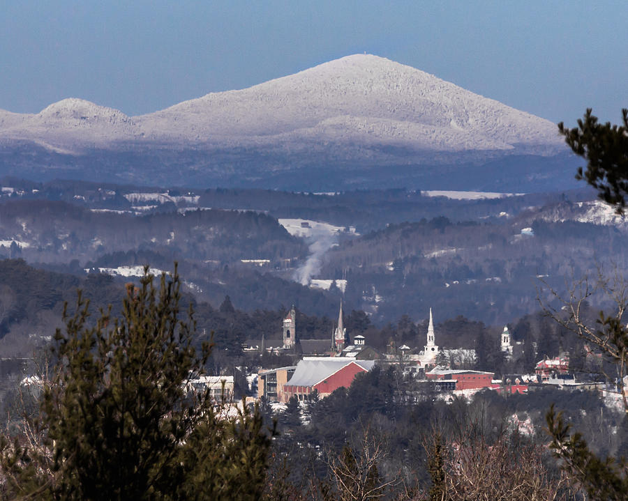Cold Winters Day in St Johnsbury Vermont Photograph by Tim Kirchoff