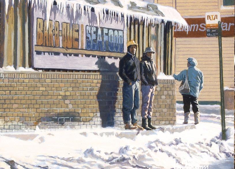 Coldest Days Painting by David Buttram