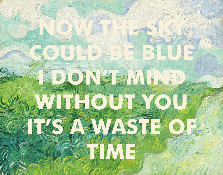 Coldplay Lyrics Art Print Digital Art by Georgia Clare