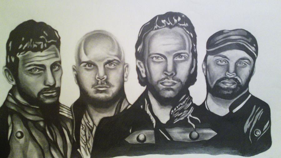Coldplay Drawing - Coldplay by Pauline Murphy