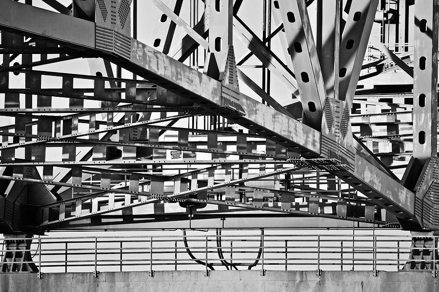 Coleman Bridge Closeup  Photograph by Lara Morrison