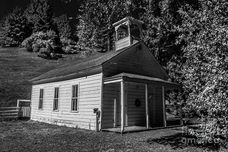 Coleman Valley Schoolhouse Road Infrared Black and White #2 Photograph by Blake Webster