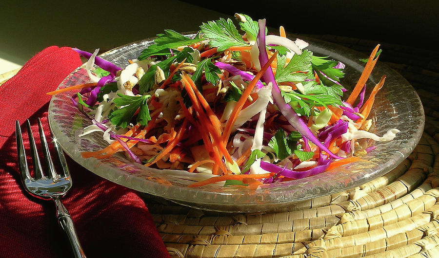 Coleslaw with Lemon Dressing Photograph by James Temple