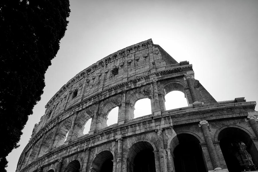 City Photograph -  Coliseum Roma Italy 72 by Guido Montanes Castillo