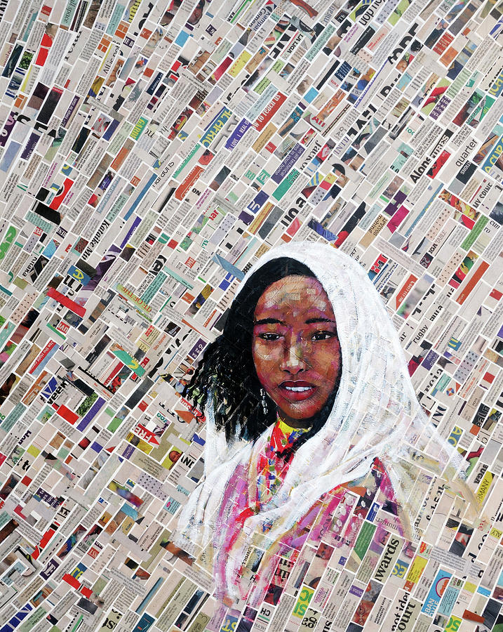Collage 1 Mixed Media by Ronex Ahimbisibwe